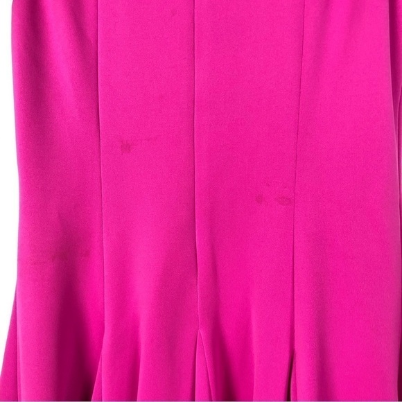 Lauren Ralph Lauren Hot Pink A-Line Knee Length Dress 2 - Picture 6 of 6